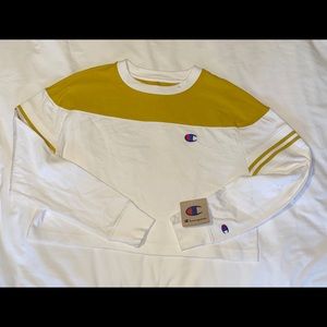 SOLD - NWT champion long sleeve ringer top